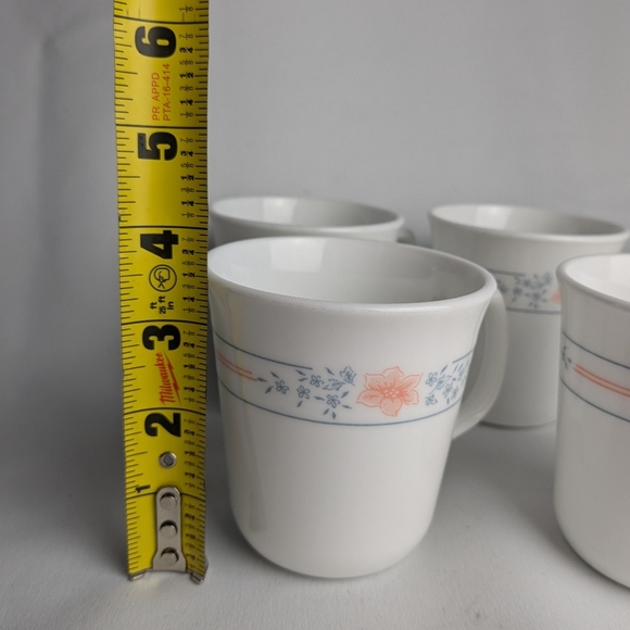 BUNDLE Of 5 Corelle Dinning Apricot Grove Coffee Mug CORNINGWARE USA Vintage 90 - Picture 5 of 8